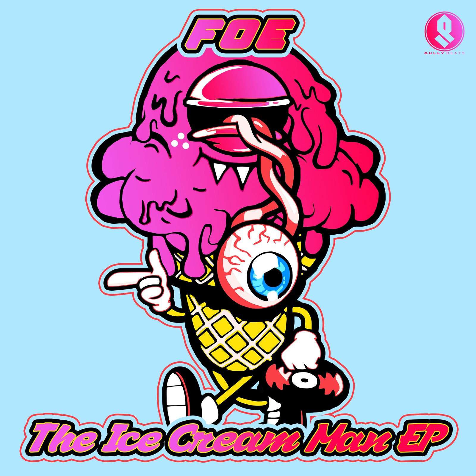Foe - Ice Cream Man EP (Gully Beats 024 Album Artwork)